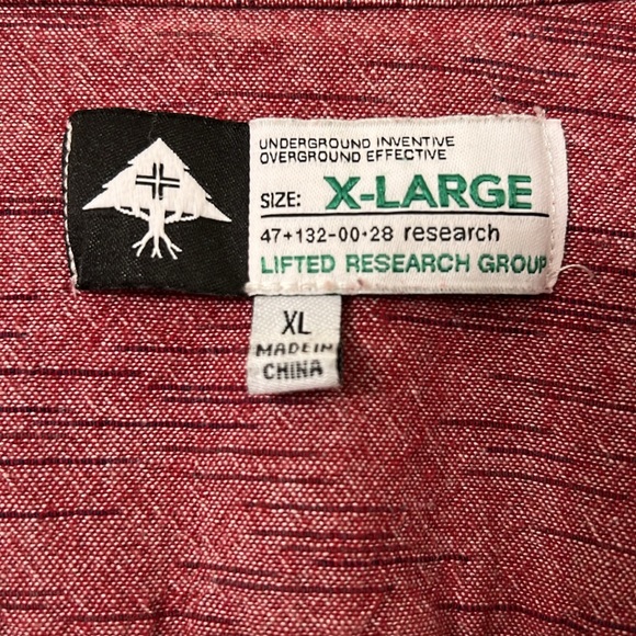 Lifted Research Group long sleeve button up shirt - Picture 3 of 5